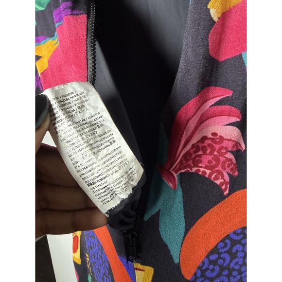 FARM RIO Mystic Jungle Midi Knit Dress Size L Artsy Bohemian - Picture 10 of 12